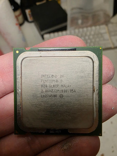 Cpu intel pentium - d, 820